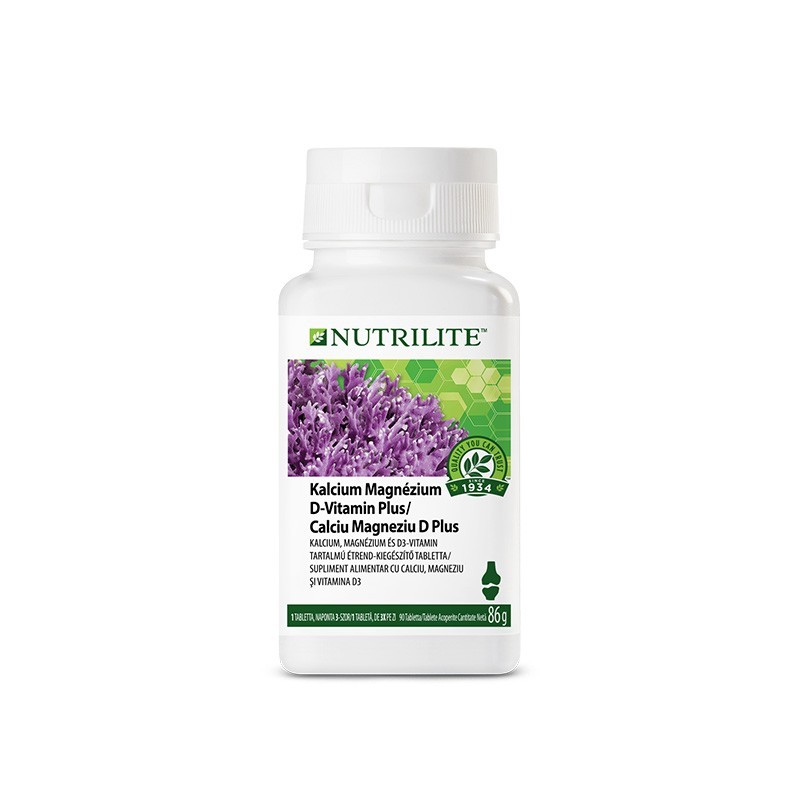 Amway Kalcium- Magnézium D- vitamin Plus NUTRILITE™ 90 tabletta