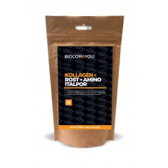 Biocom Kollagén+Rost+Amino mangó ízű Italp utántöltős 510g