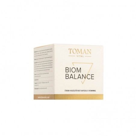 Toman Biom Balance étrend-kiegészítő rost kapszula C-vitaminnal 60db